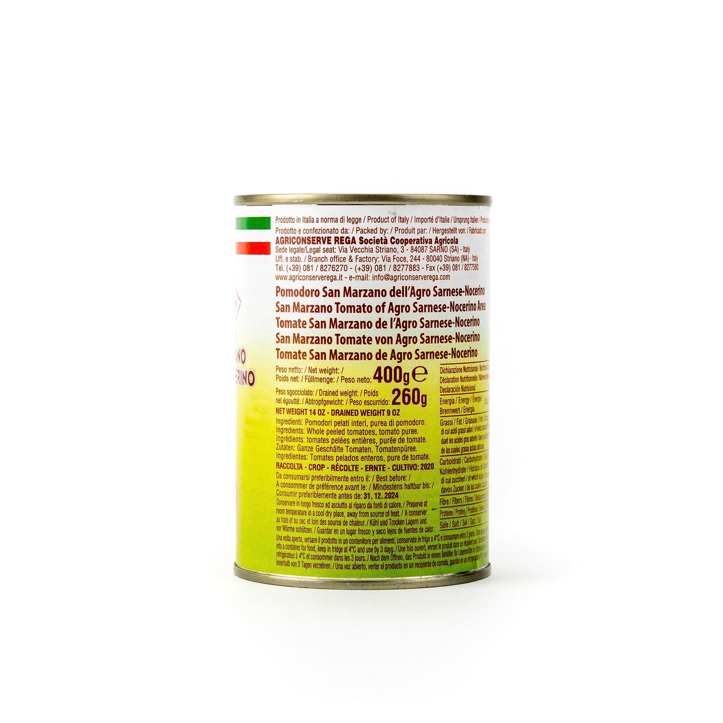 Strianese San Marzano Peeled Plum DOP (400g)