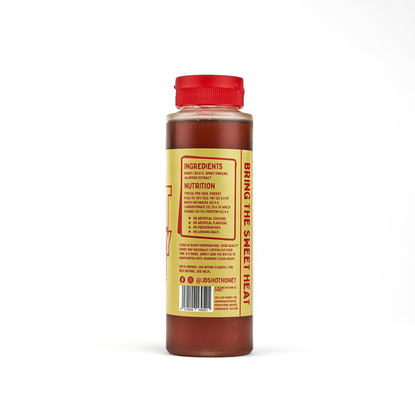 JD’s Hot Honey - Original Jalapeño Infused Honey (350g)
