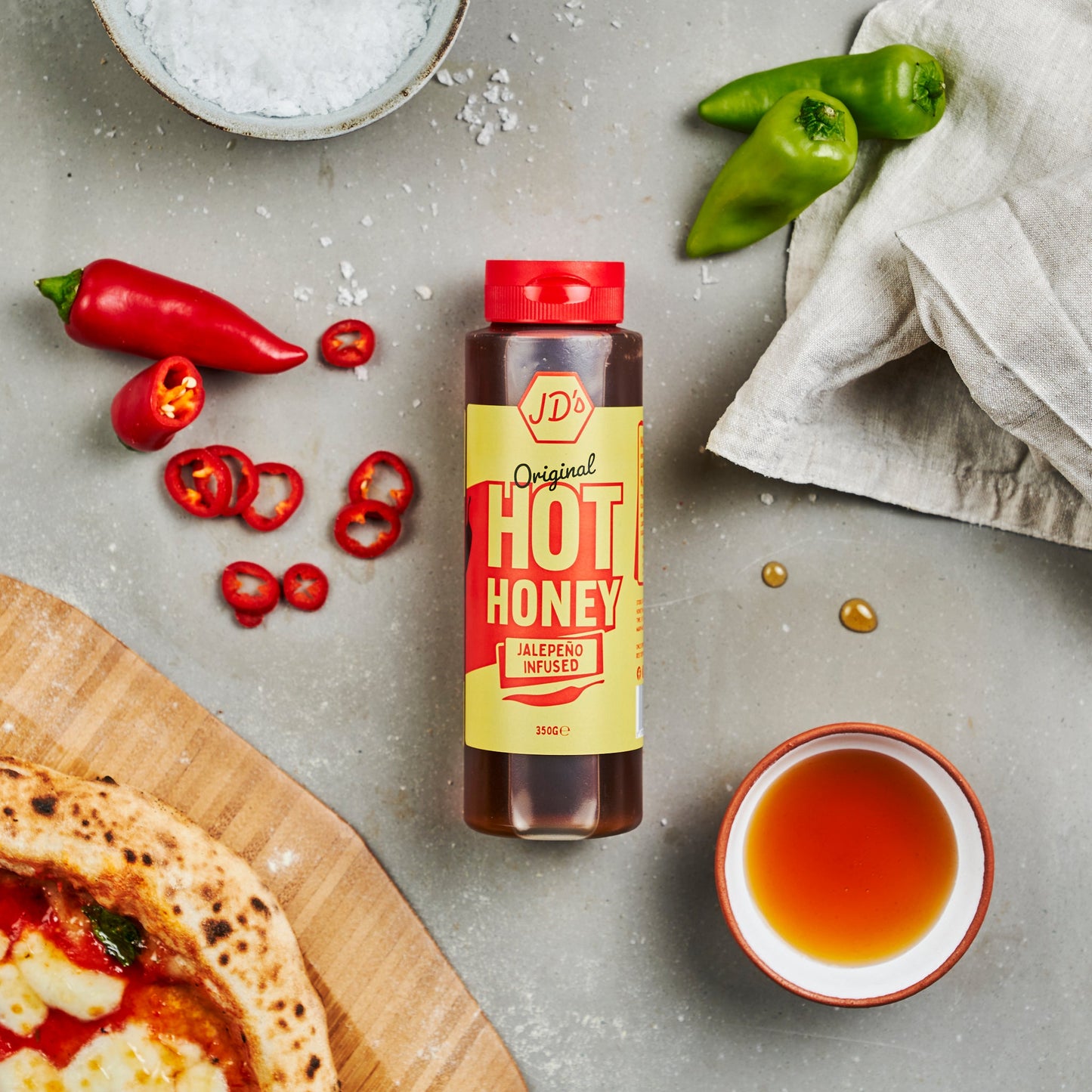 JD’s Hot Honey - Original Jalapeño Infused Honey (350g)